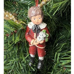 Vintage Sondra 1989 Victorian Child Tree Ornament